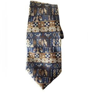 HERMES TIE 7641 TA dark blue 100% Silk Tie